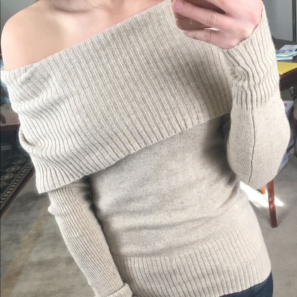 Calvin Klein off the shoulder sweater